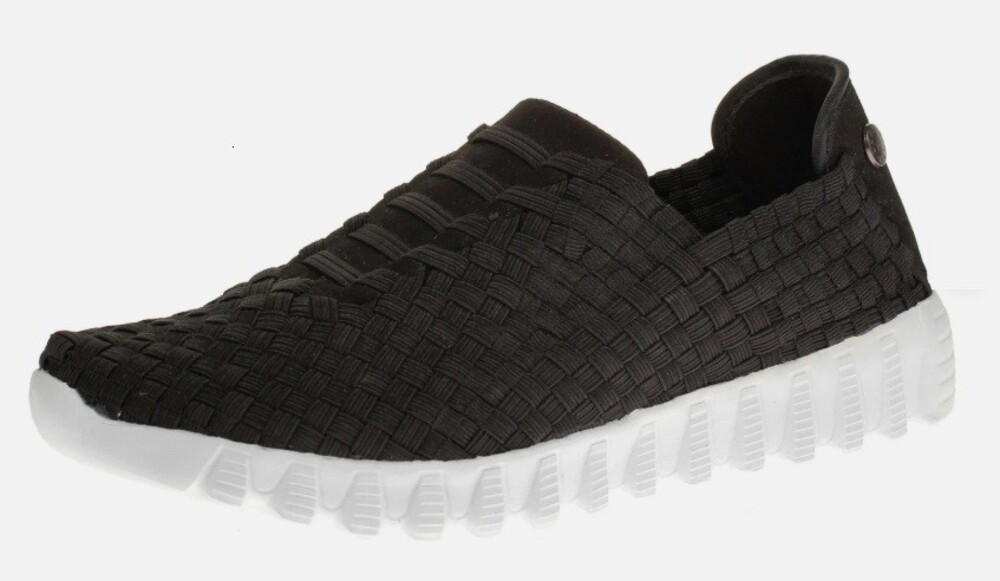 Bernie Mev Black Zip Vivaldi Black Slip In Memory Foam Shoes EU36 US 5 New in Bo